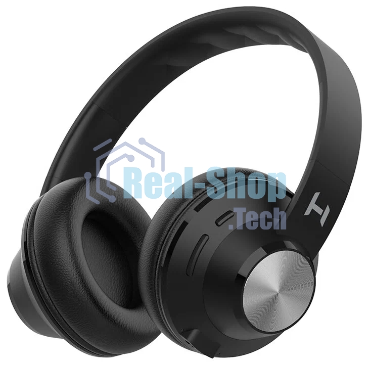 Беспроводные/проводные наушники Harper HB-412 черный, накладные, Bluetooth + проводной, до 8 ч