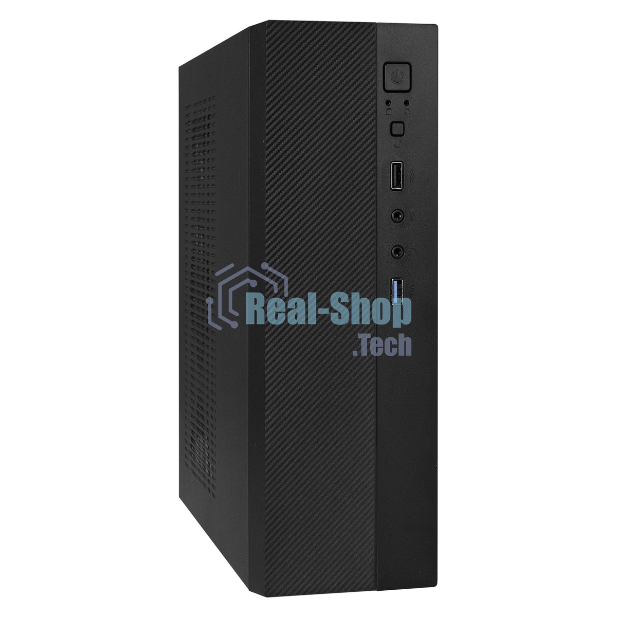Компьютерный корпус Desktop ExeGate MI-301U-250 (mATX/mini-ITX, 1U-F250S 4см, 1хUSB+1хUSB 3.0, аудио, черный)