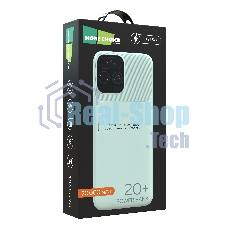 Портативный аккумулятор More choice (4620202550613) PB55-20 с кабелем 1USB 3.0A 22.5W PD - 20000mAh белый
