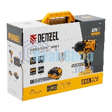 Гайковерт Denzel ударный аккумуляторный бесщет. CIWH-BL-20-500, Li-Ion, 20 В