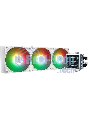 Водяное охлаждение для процессора Water Cooling System Thermalright Frozen Warframe 360 Ultra White Argb (360мм, White, ARGb/Fans: 3x120мм, 70.84CFM, 29.8dBA, 2000RPM/Pump height 60мм, 23dBA, 3000RPM, Rad thickness 27mm/S: 1200, 1700, 1851, 2011, 2066, 115X, AM5, AM4)