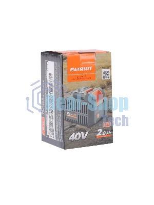 Батарея аккумуляторная Patriot BL42 40В платформа LCT, 2,0Ач(18650)