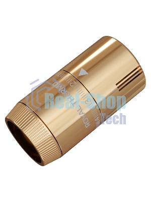 Термоголовка жидкостная Royal Thermo Design М30х1,5 (золото)