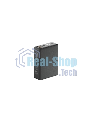 Портативный аккумулятор OLMIO QX-10, 10000mAh, 22.5W, QuickCharge3.0/PowerDelivery, LCD, графитовый