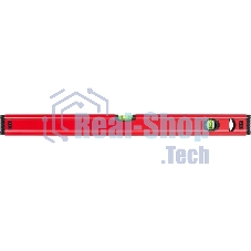 Уровень RGK U6060 пузырьковый 2глаз. магнит. красный (777858)