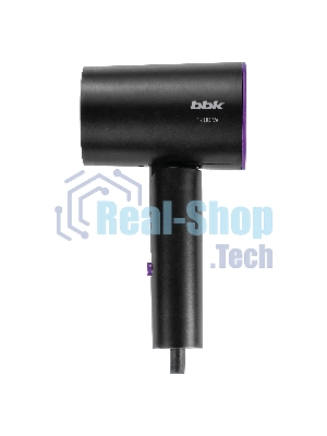 Фен BBK BHD1202 черный, 1200 Вт, компактный