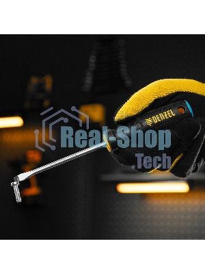 Отвертка Denzel SL5x100 мм, S2, 3к рукоятка
