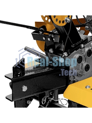 Мотоблок Denzel DPT-170SB, 7 л.с., ремен.сцеп, фрез 3х4, ШОМ, без колес, передачи 2В/1Н