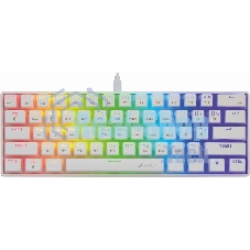 Клавиатура Oklick K763W гибридная, Bluetooth, радиоканал, белый