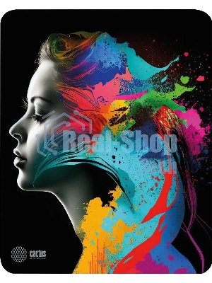 Коврик для мыши Cactus Color paint 300x250x3мм (CS-MPC-D08M)