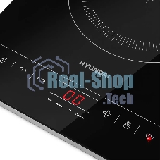 Плита настольная индукционная Hyundai HYC-0111 черный/серебристый закаленное стекло (настольная)