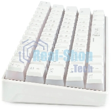 Клавиатура Oklick K763W гибридная, Bluetooth, радиоканал, белый