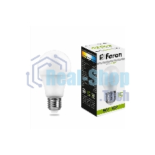 Лампа светодиодная Feron LB-38 5W 230V E27 4000K G45