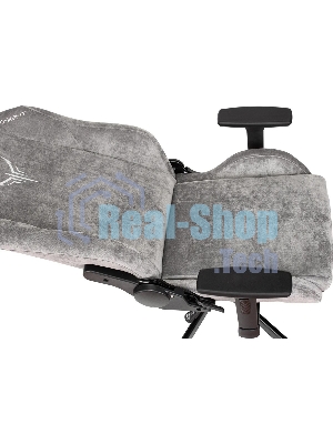 Кресло Бюрократ Knight N1 Fabric серый, ткань, 120 кг, механизм качания