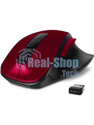 Мышь беспроводная SVEN RX-525SW красная (бесшумн. кл., 5+1кл. 600-1400DPI, Soft-touch, блист.)