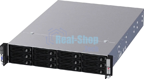 Серверный корпус Ablecom CS-R26-16P 2U chassis 12 swap trays & 12G BP, with 800WCRPS(1+1), 533мм depth with AC R53 Slide Rail