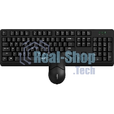 Комплект клавиатура+мышь Rapoo X1500 беспроводной, USB, 1200 DPI, чёрный