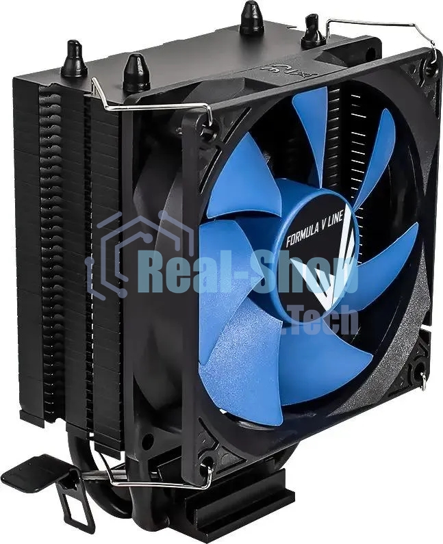 Устройство охлаждения (кулер) Aerocool Formula Ice Boid 2PSDA черный 90мм алюминий+медь 2100rpm 34db 4-pin 100W 135мм