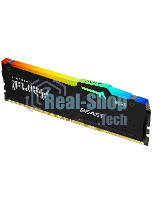 Оперативная память Kingston DDR5 DIMM FURY Beast Black EXPO RGb 16Gb, 6800Mhz, KF568C34BBEA-16 CL34, с радиатором Kingston