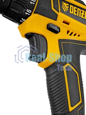 Дрель-шуруповерт Denzel CDL-18-0, 18 В, 0 Ач, 30 Нм, щеточный