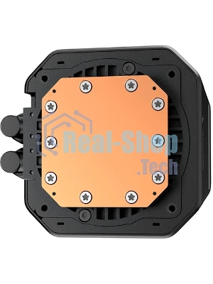 Кулер с водяным охлаждением Deepcool LM420 ARGB Soc-AM5/AM4/1200/1700/1851 черный 4-pin 25.2dB Al LCD 2176gr Ret (R-LM420-BKDMMC-1)