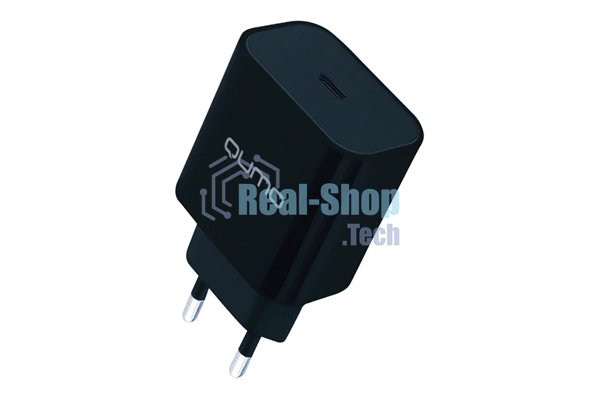Сетевое зарядное устройство Qumo Energy light (Charger 0050) PD 20W, 1USB Type-C, черный