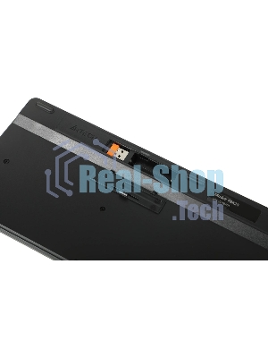 Клавиатура беспроводная A4Tech Fstyler FBK25, USB, Bluetooth/Радиоканал, черный/серый