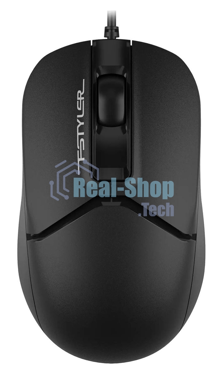 Мышь проводная A4Tech Fstyler FM12 черный, 1200 dpi, USB, кнопки - 3
