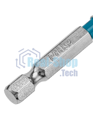 Бита Gross PH1х50мм, сталь S2, шестигр., 2 шт.