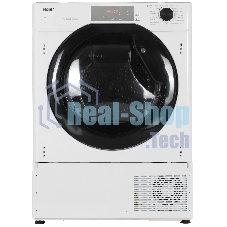 Встраиваемая сушильная машина Haier HDB4 H7A2TBEX-RU белый, 7 кг, сушка - конденсационная, программ - 15, 59.6 x 85 x 46.5 см