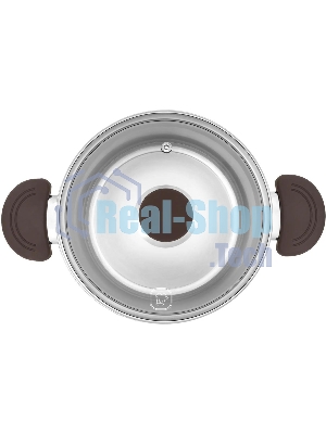 Кастрюля Rondell Coffee Bean RDS-1645, 5.7 л, 24 см, без крышки, стальной