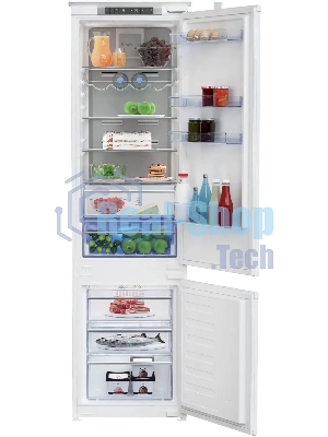 Встраиваемый холодильник Beko Diffusion BCNA306E2S двухкамерный белый