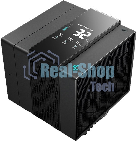 Кулер для процессора DEEPCOOL ASSASSIN IV VC VISION черный, 120 мм, алюминий/медь, 1800 об/мин, 29.3 дБ, 4 pin, 300 Вт, 172 мм