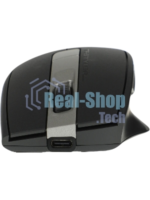Мышь беспроводная A4Tech Fstyler FB35C серый/черный, 2000 dpi, радиоканал, Bluetooth, USB, кнопки - 6
