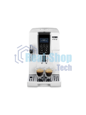 Кофемашина автоматическая DeLonghi ECAM 350.35.W белый, исп. кофе- зерновой/молотый, 1.8 л, 1450 Вт, 15 бар
