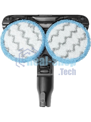 Пылесос моющий Puppyoo T12 Home Rinse серый, питание от аккумулятора, 120 Вт, уборка сухая/влажная, пылесборник 0.39 л, работа от АКБ max 60 мин.