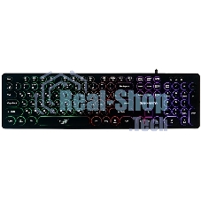 Клавиатура проводная Dialog Gan-Kata KGK-16U BLACK - игровая с RGb-подсветкой, USB, черная