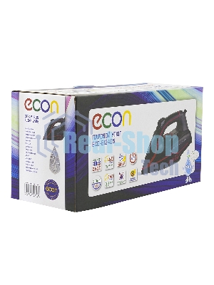 Утюг ECON ECO-BI2405 черный/красный, 2400 Вт, 40 г/мин, 140 г/мин, 210 мл
