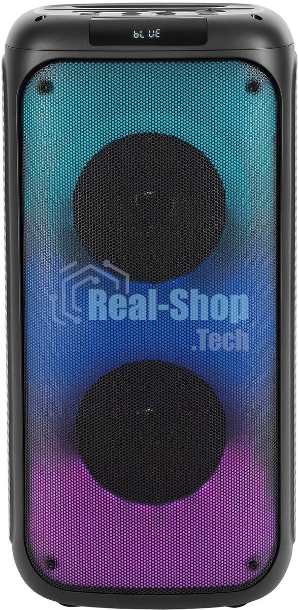 Минисистема Hyundai H-MC1231 черный 40Вт FM USB BT micro SD
