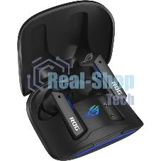 Гарнитура ASUS ROG Cetra True Wireless SpeedNova чёрный, беспроводная, радиоканал, до 26 ч, совместимость с PS5