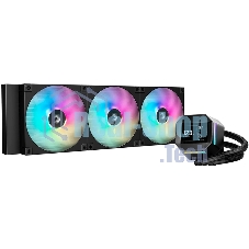 Кулер с водяным охлаждением Deepcool LM420 ARGB Soc-AM5/AM4/1200/1700/1851 черный 4-pin 25.2dB Al LCD 2176gr Ret (R-LM420-BKDMMC-1)