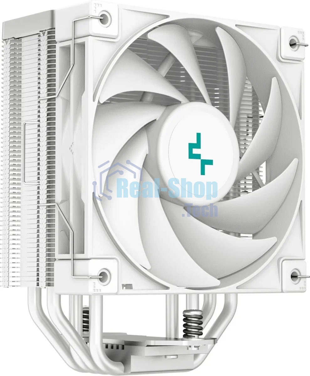 Кулер для процессора DEEPCOOL AK400 WH белый, 120 мм, алюминий/медь, 1850 об/мин, 29 дБ, 4 pin, 220 Вт, 155 мм