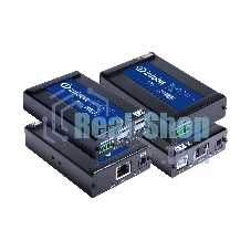 Удлинитель USB Infobit [iTrans USB2-TR80], до 80 м, с блоком питания 12В 1А 12Вт. Поддерживает RS232.