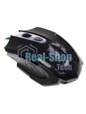 Комплект клавиатура+мышь Qumo Spirit of Wisdom проводной, USB, 2400 DPI, чёрный