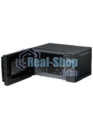 Микроволновая печь CASO M 20 EASY зеркальный/черный, 20 л, 700 Вт, переключатели - поворотный механизм