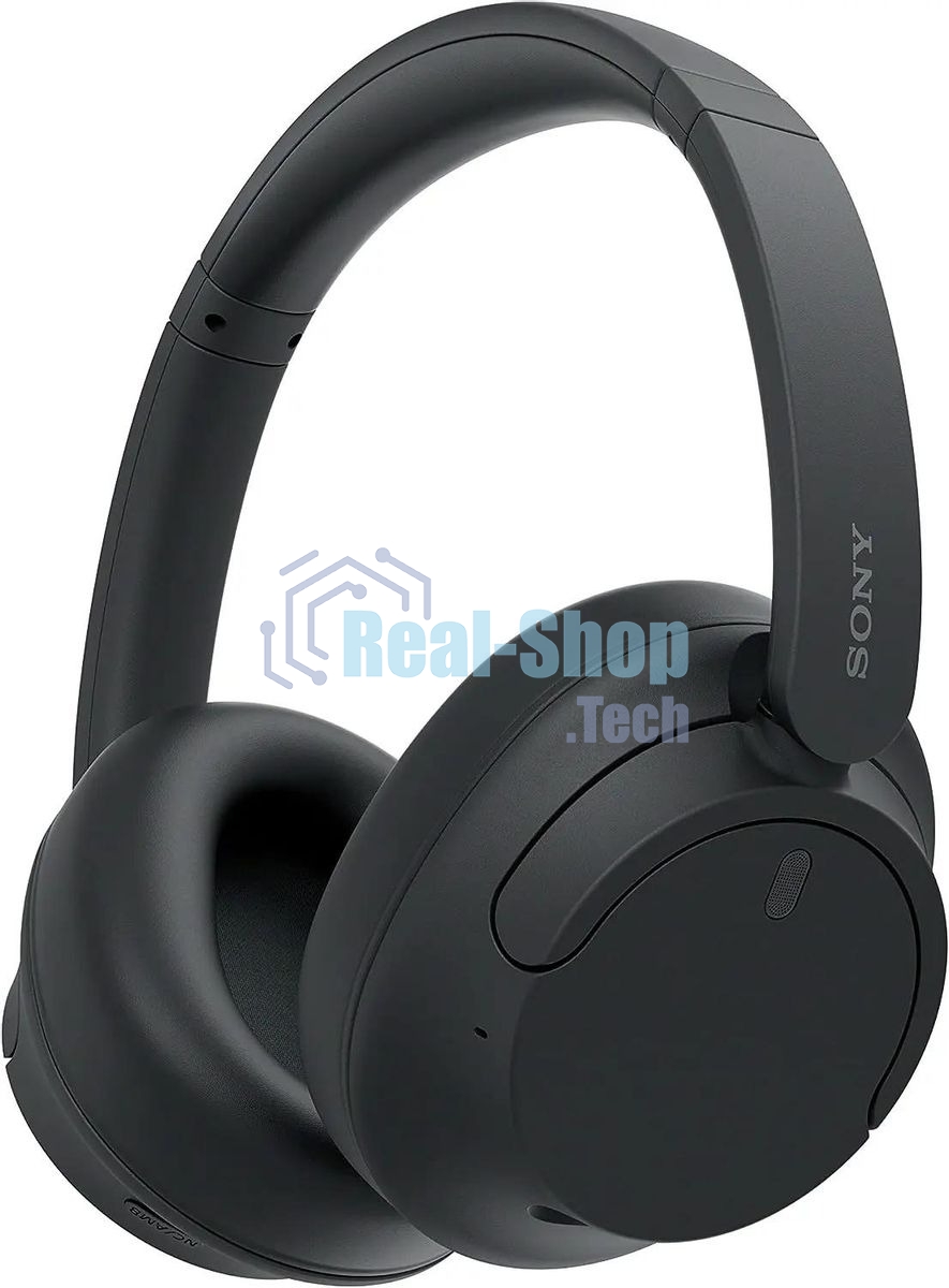 Беспроводные/проводные наушники SONY WH-CH720N черный, полноразмерные, Bluetooth + проводной, активное шумоподавление, до 50 ч