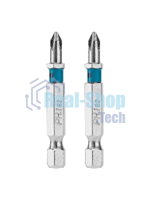 Бита Gross PH1х50мм, сталь S2, шестигр., 2 шт.
