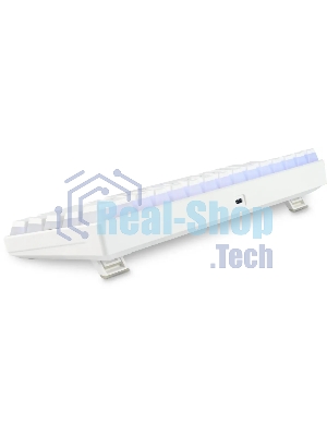 Клавиатура Oklick K763W гибридная, Bluetooth, радиоканал, белый