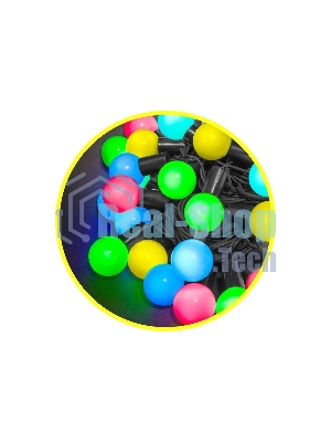 Гирлянда Navigator NGF-B02-70RGB-10-8m-230-BL-IP44
