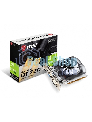 Видеокарта MSI N730-2GD3V3 GT 730 2048Mb 64 GDDR3 902/1600 DVIx1 HDMIx1 CRTx1 HDCP Ret